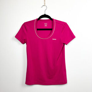 Reebok Hot Pink Short Sleeve Athletic Tee
